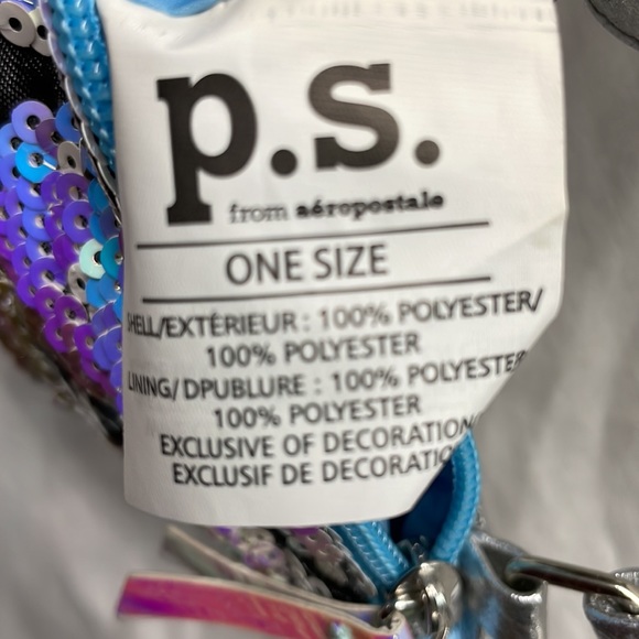 New!!! P.s. from Aeropostale sequin mermaid tail bag - Picture 4 of 7